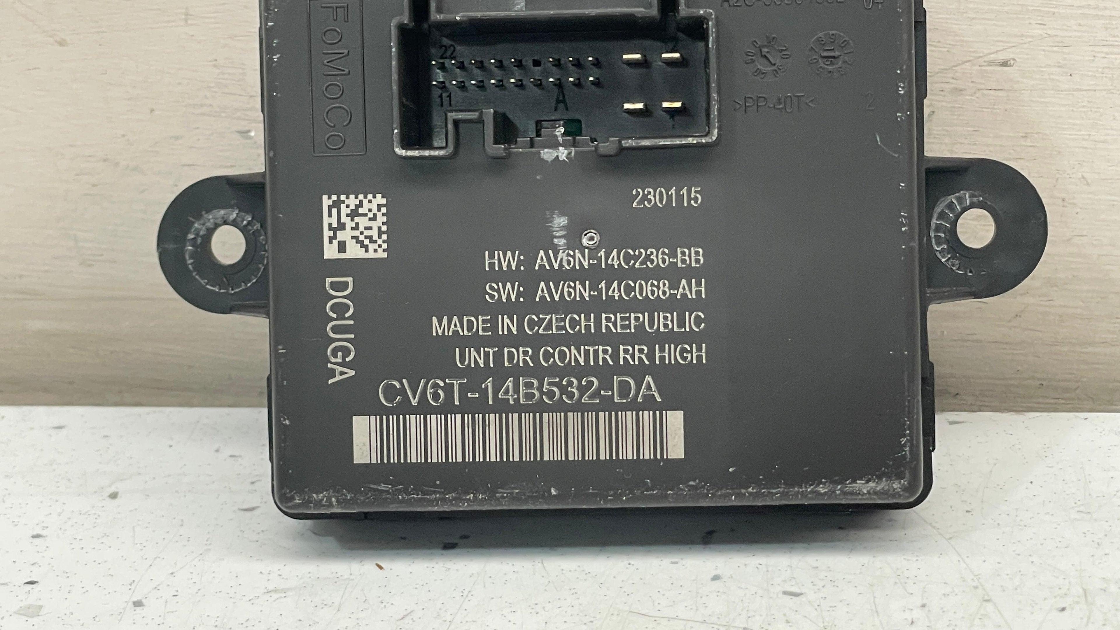 CV6T-14B532-DA FORD KUGA DRIVERS REAR DOOR CONTROL MODULE