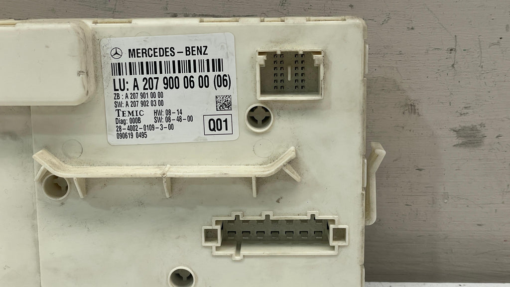 A2079000600 MERCEDES W212 REAR WINDOW CONTROL MODULE UNIT ECU
