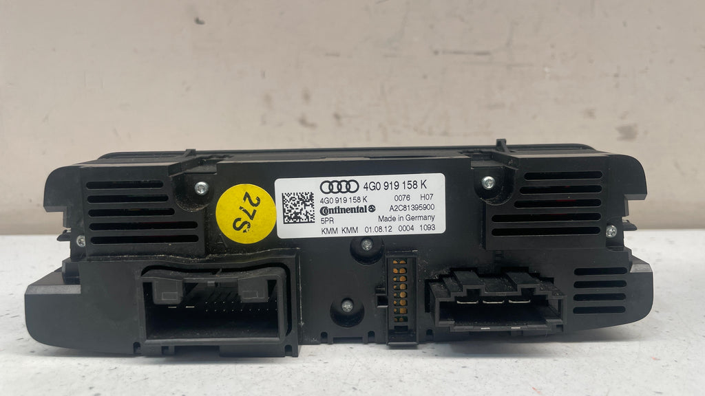 4G0919158K  AUDI A6 REAR AC CLIMATE CONTROL
