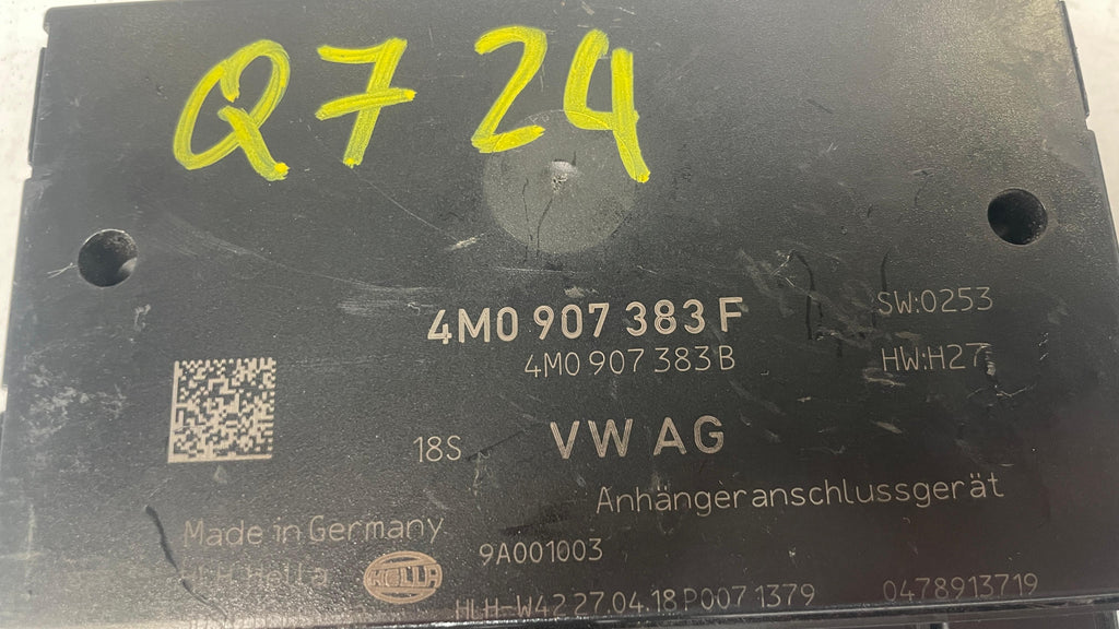 4M0907383F AUDI Q7 TRAILER DETECTION CONTROL UNIT