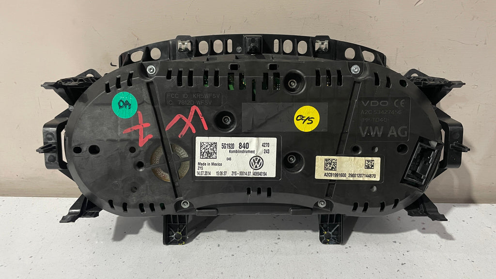 5G1920840 VOLKSWAGEN GOLF VII SPEEDOMETER INSTRUMENT CLUSTER