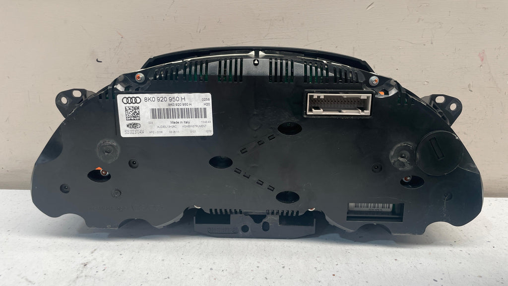 8K0920950H AUDI A4 INSTRUMENT CLUSTER PANEL