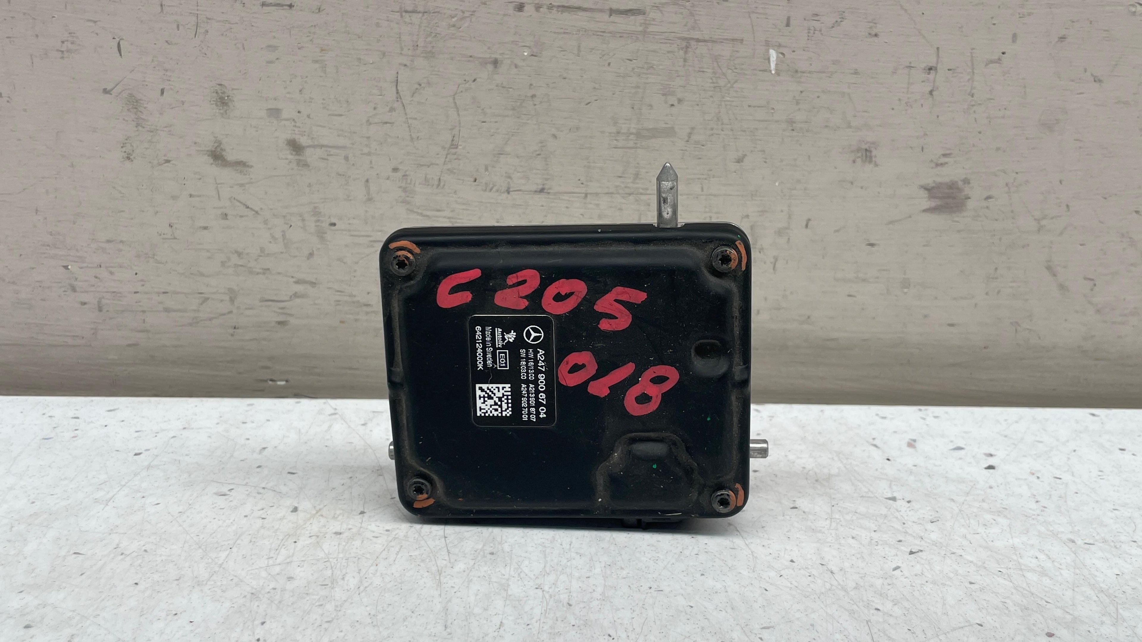 A2479006704  MERCEDES W205 FRONT WINDSCREEN CAMERA CONTROL UNIT