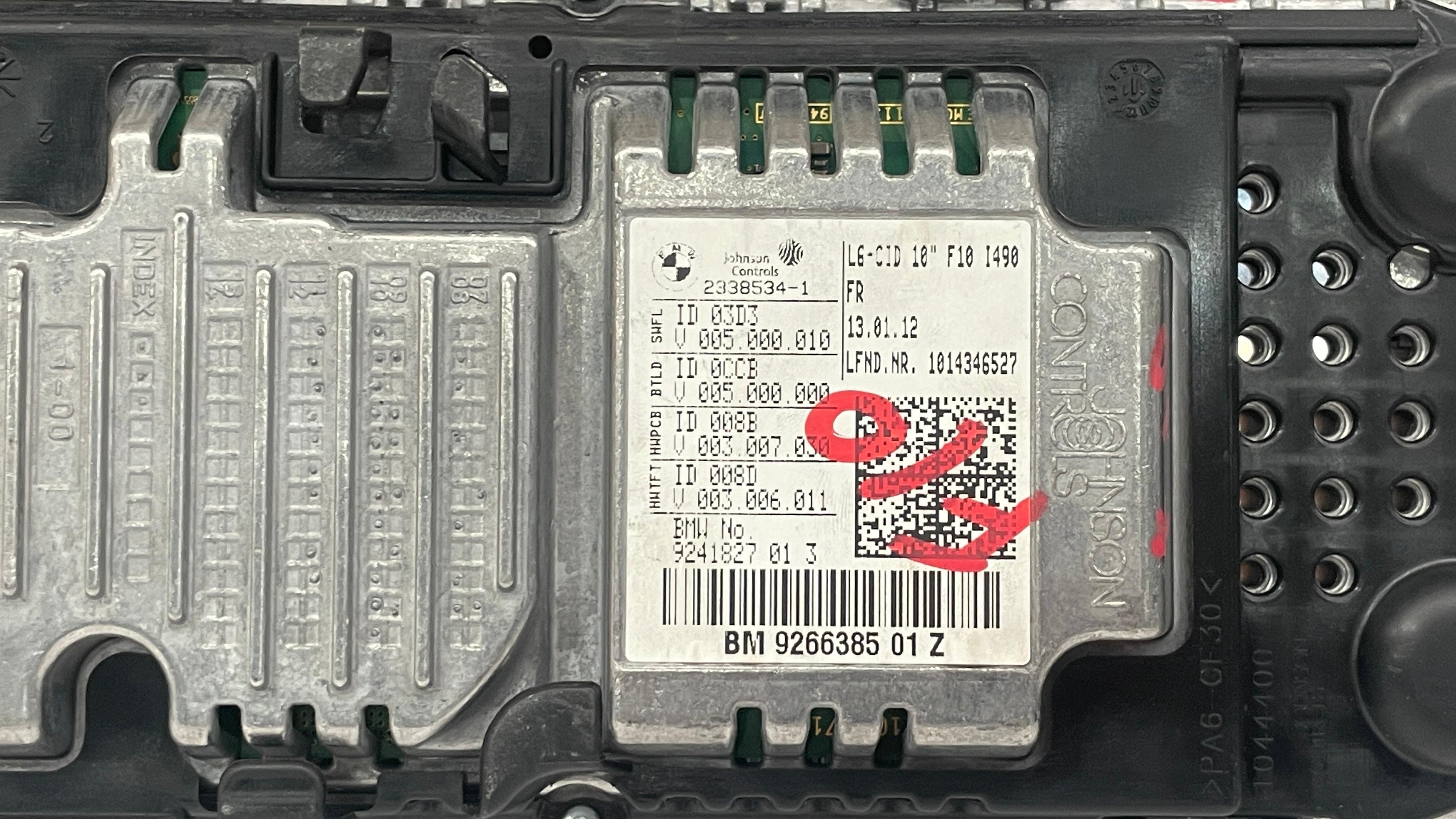 926638501 BMW F10 DISPLAY SCREEN MULTIMEDIA