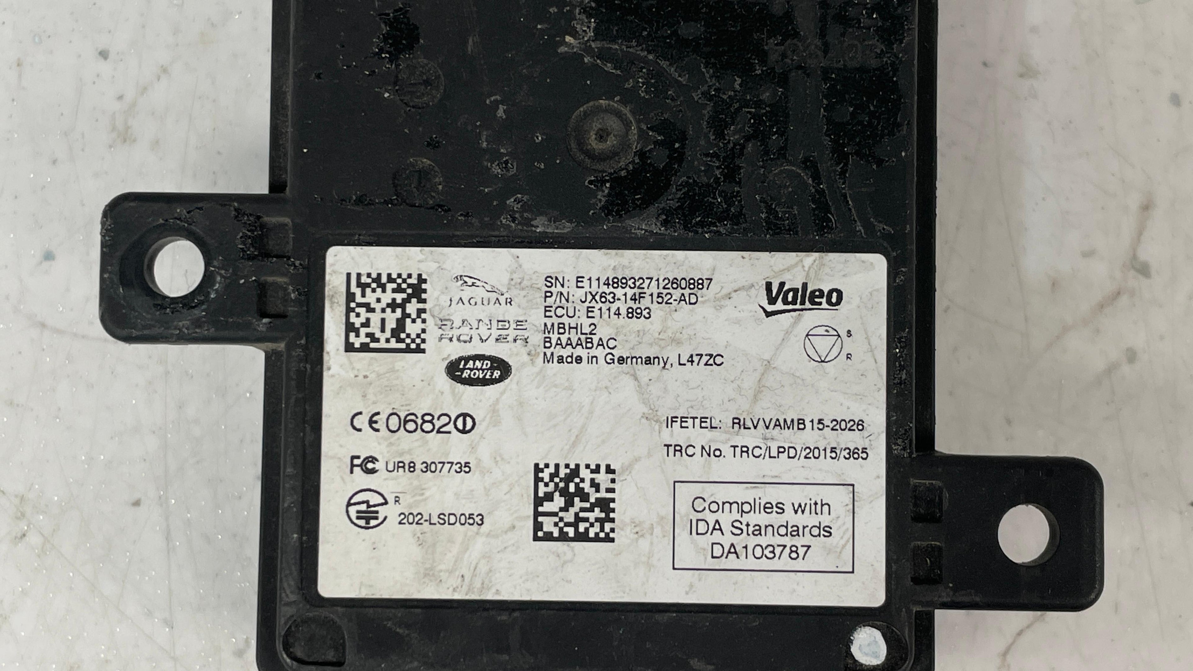 JX63-14F152-AD JAGUAR BLIND SPOT RADAR SENSOR