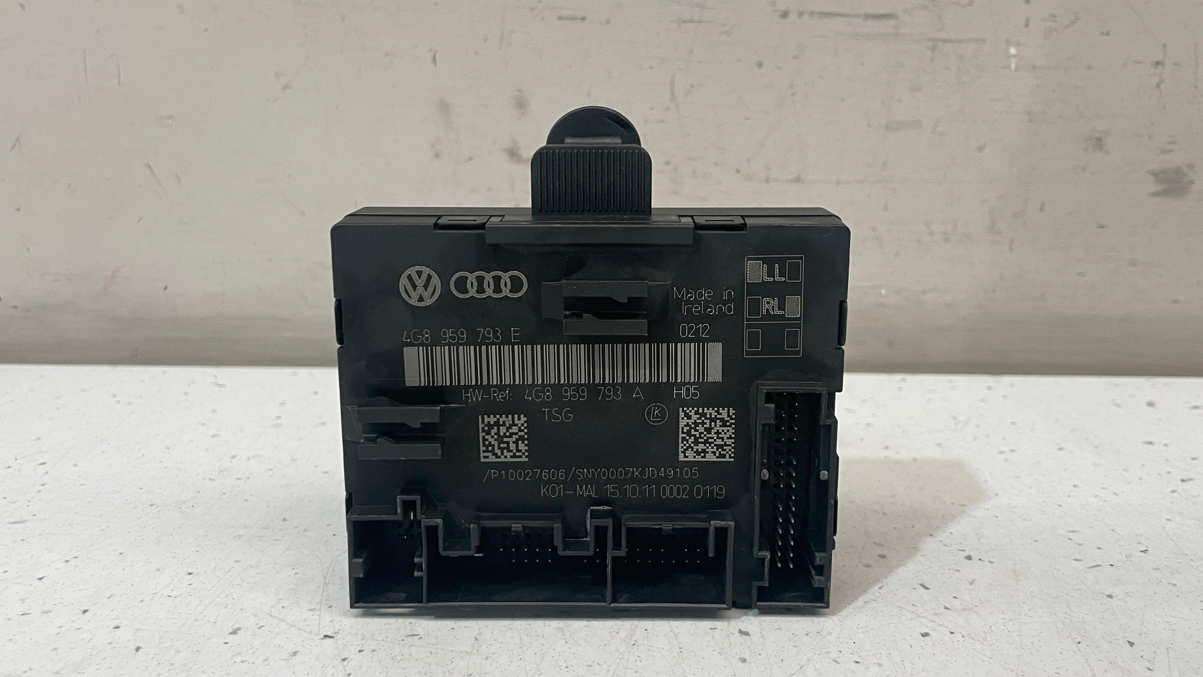 4G8959793E AUDI A6 FRONT LEFT DOOR CONTROL MODULE