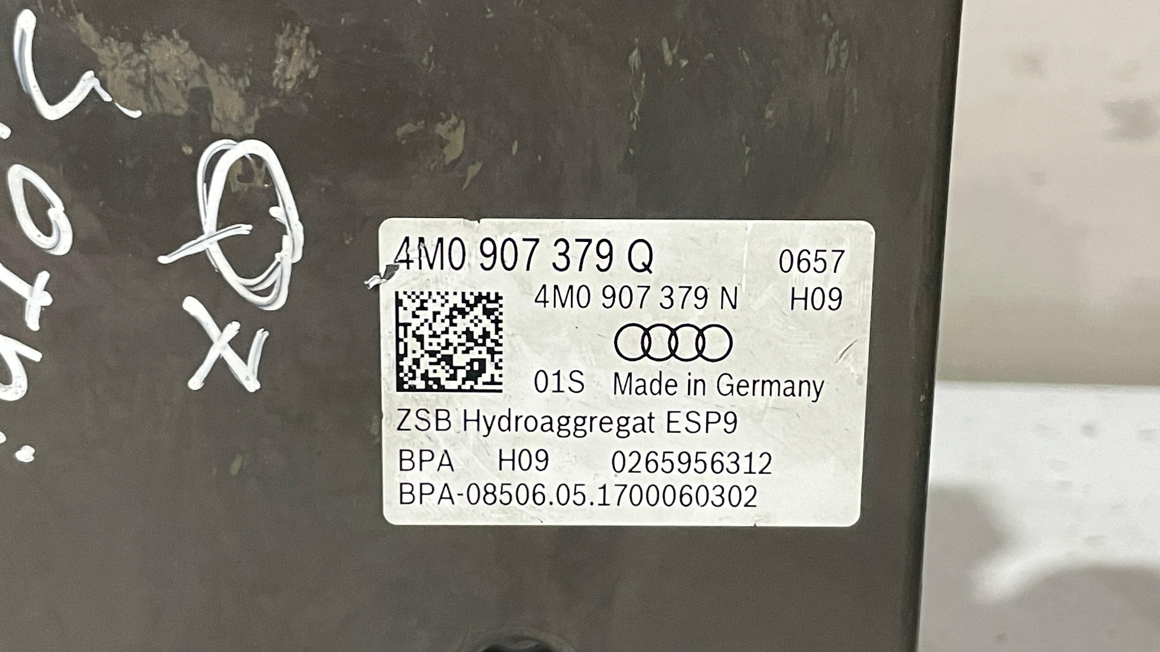 4M0907379Q AUDI Q7 ABS BRAKE PUMP MODULE CONTROL UNIT