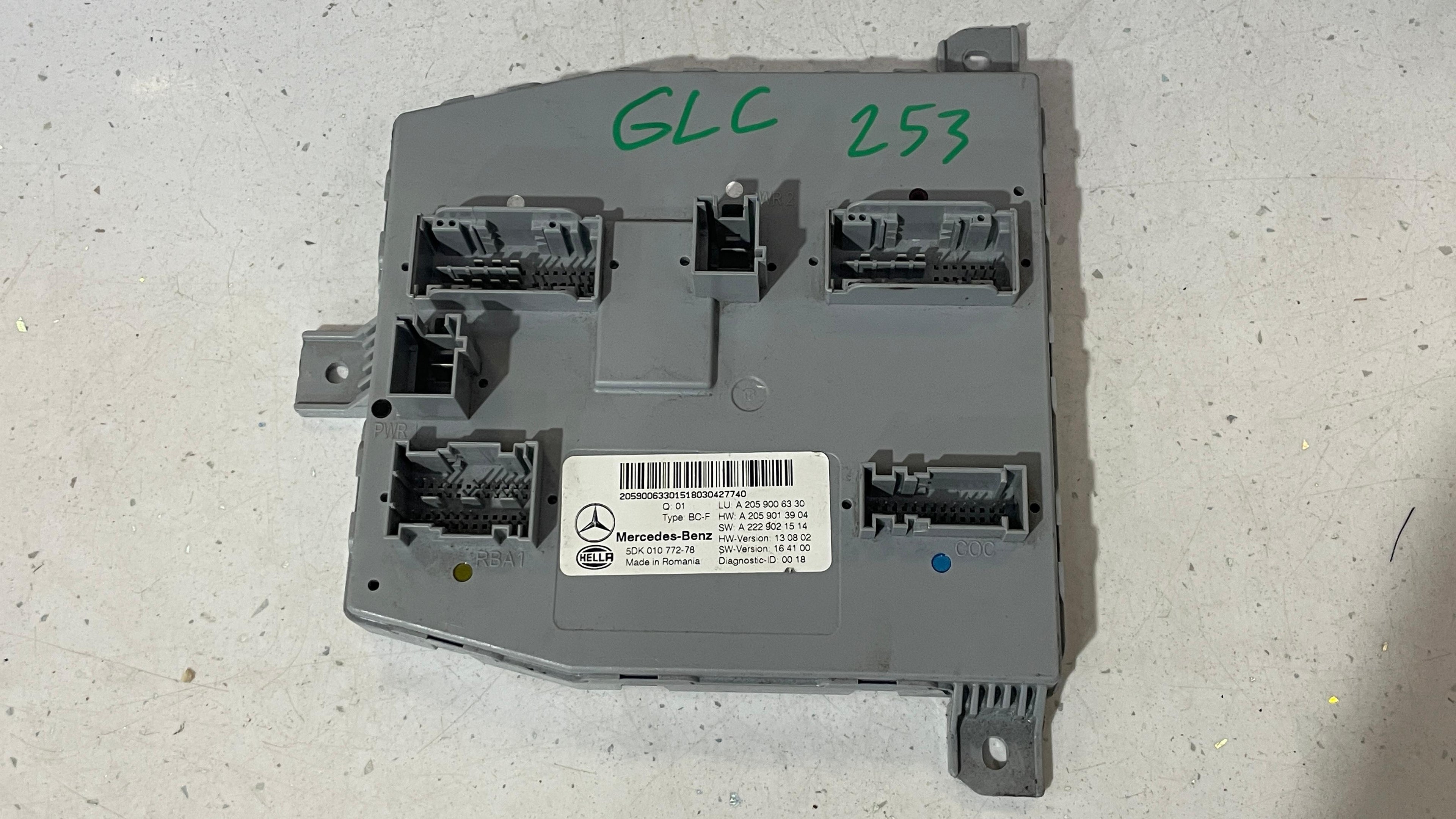 A2059006330 MERCEDES GLC SAM SIGNAL ACTIVATION CONTROL