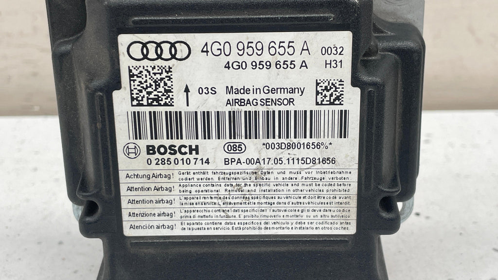 4G0959655A  AUDI A6 SRS MODULE CONTROL UNIT