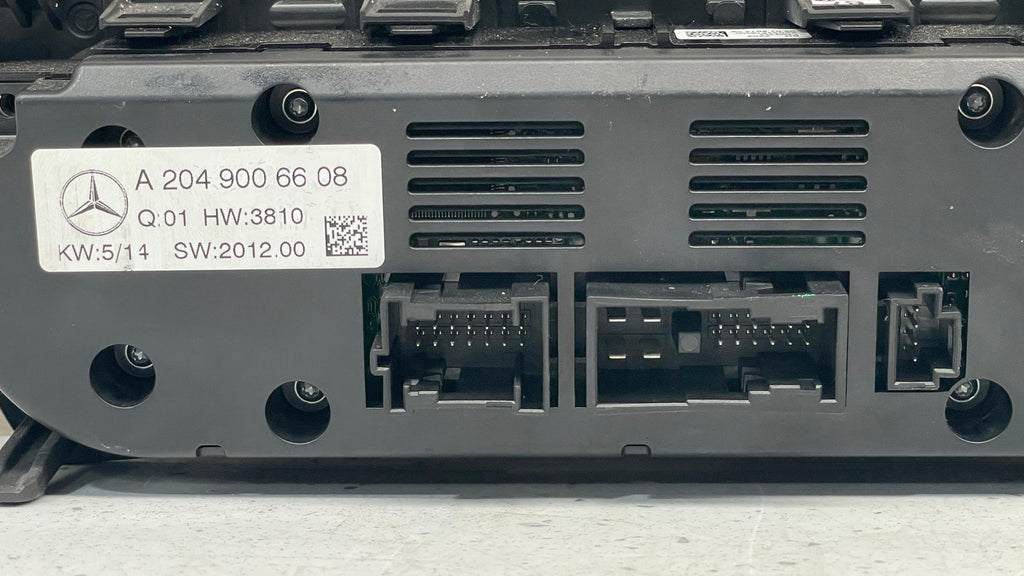 A2049006608 MERCEDES W204 CLIMATE CONTROL PANEL