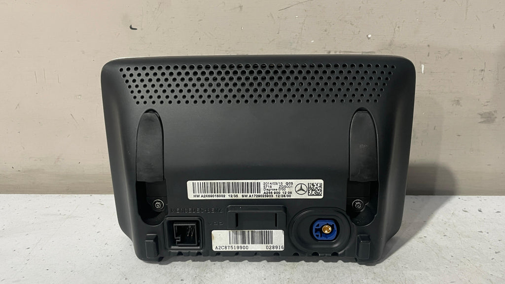 A2469001206 MERCEDES B CLASS W246 DISPLAY SCREEN UNIT
