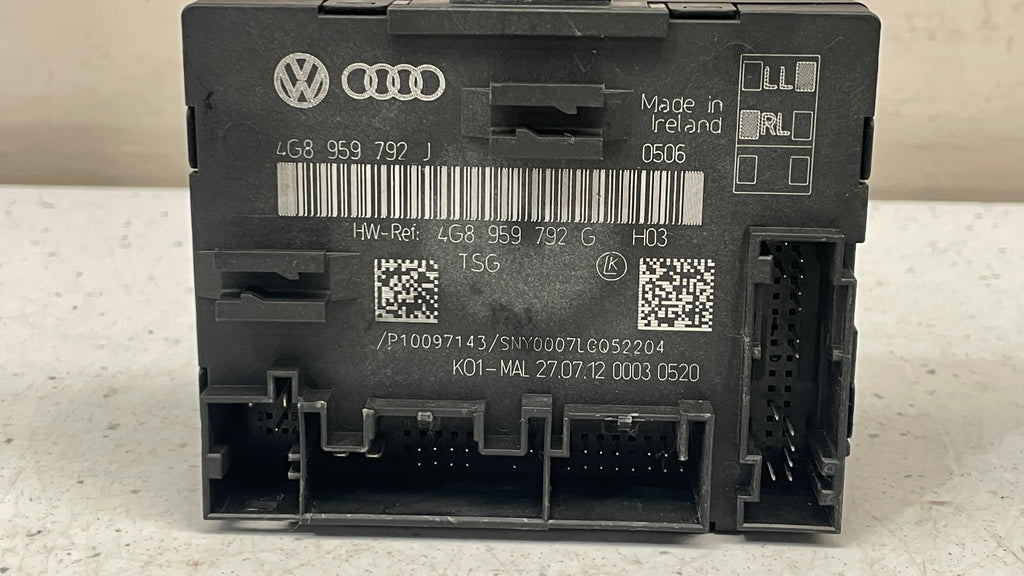 4G8959792J AUDI A7 FRONT RIGHT DOOR WINDOW CONTROL