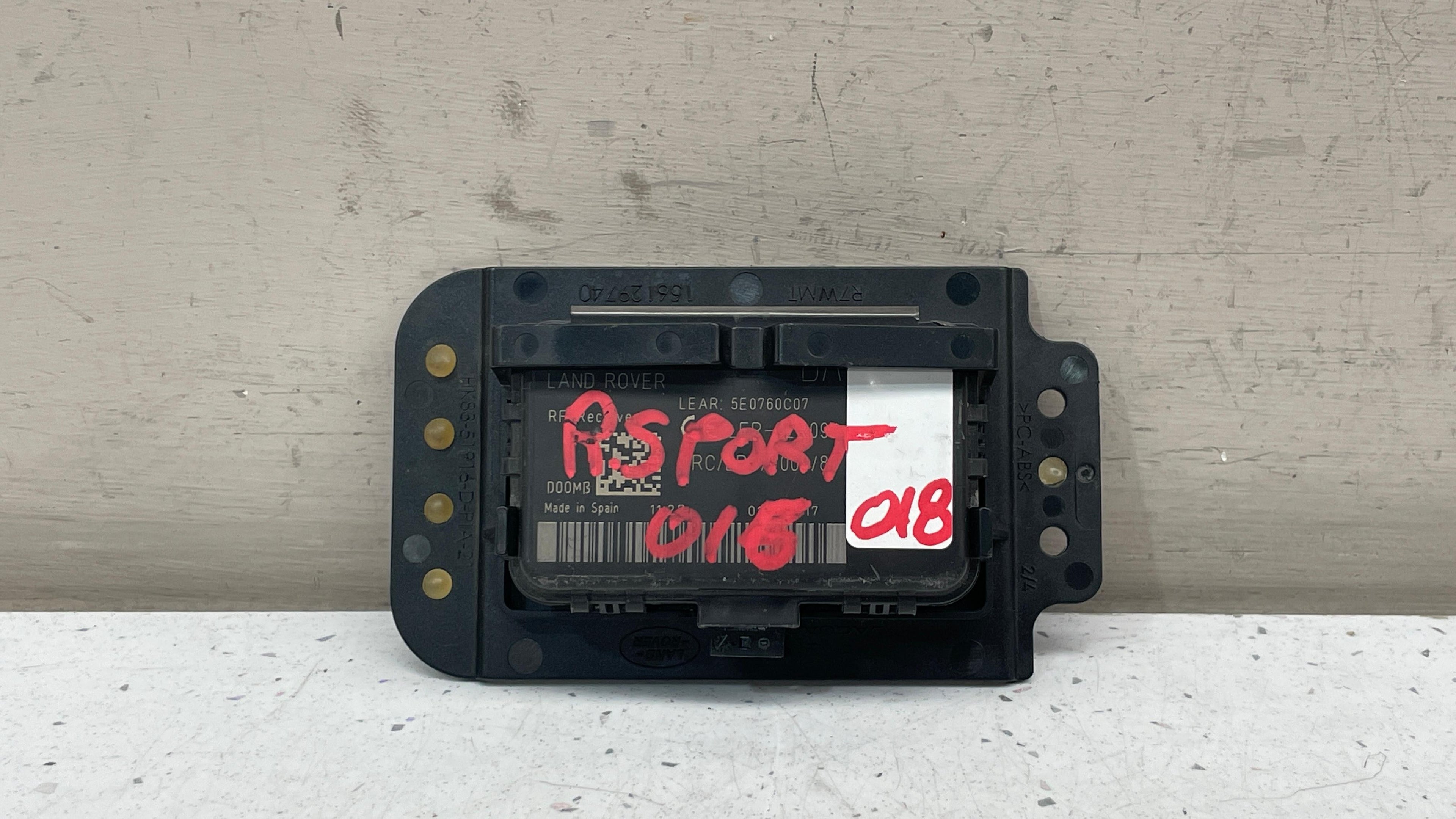 5E0760C07 LAND ROVER SPORT KEYLESS CONTROL UNIT