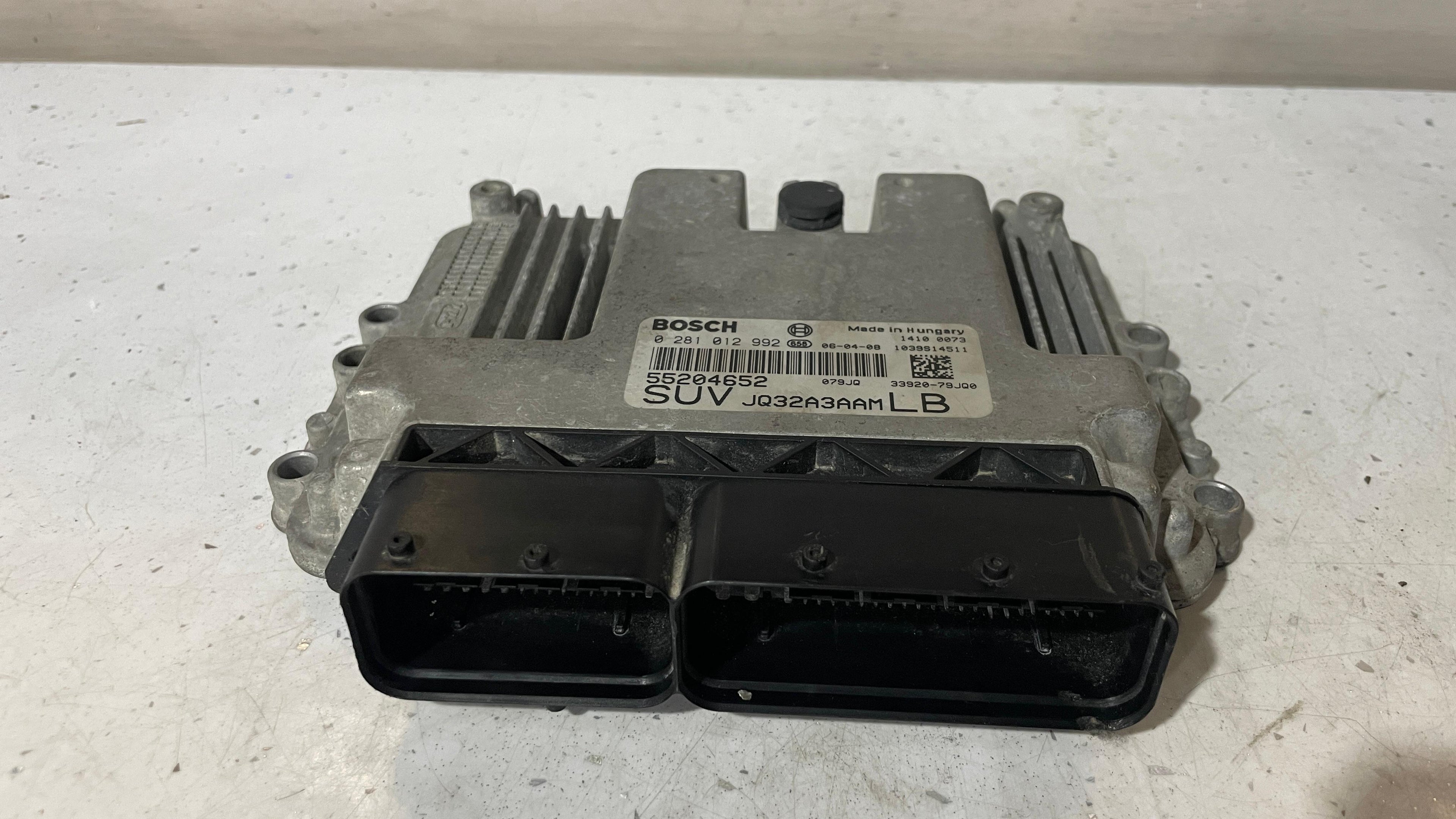 55204652 SUZUKI SX4 ENGINE CONTROL UNIT ECU