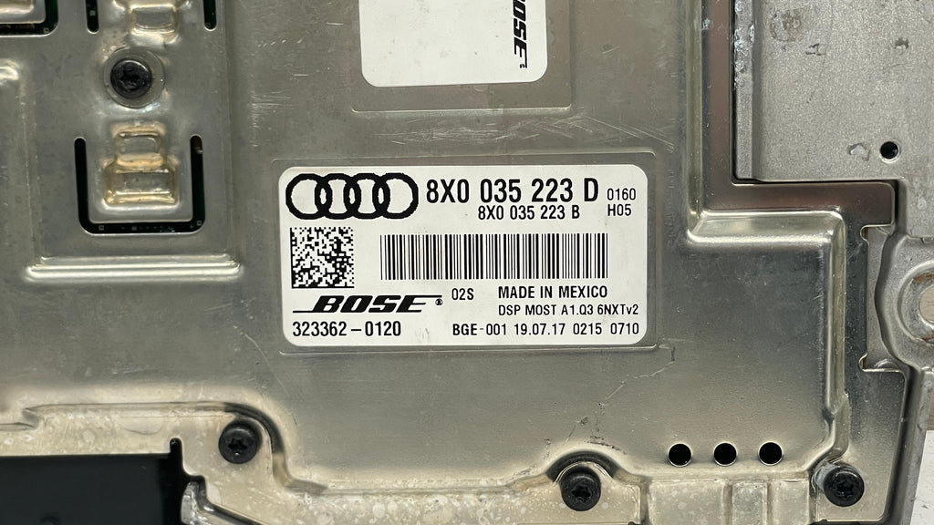 8X0035223D  AUDI Q7  AUDIO SOUND SYSTEM AMPLIFIER MODULE BOSE