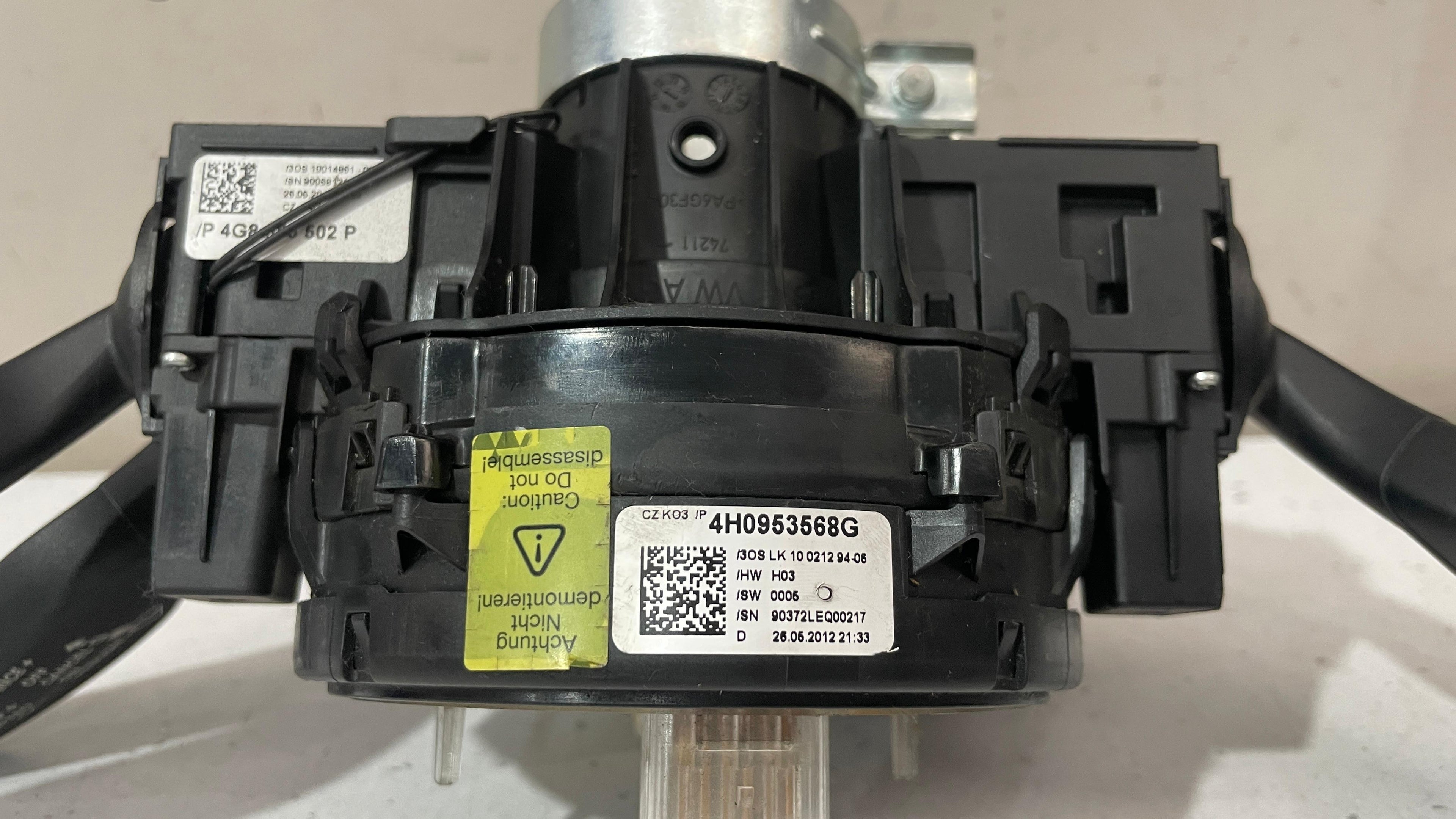 4H0953568G AUDI A8 STEERING COLUMN MULTIFUNCTION SWITCH