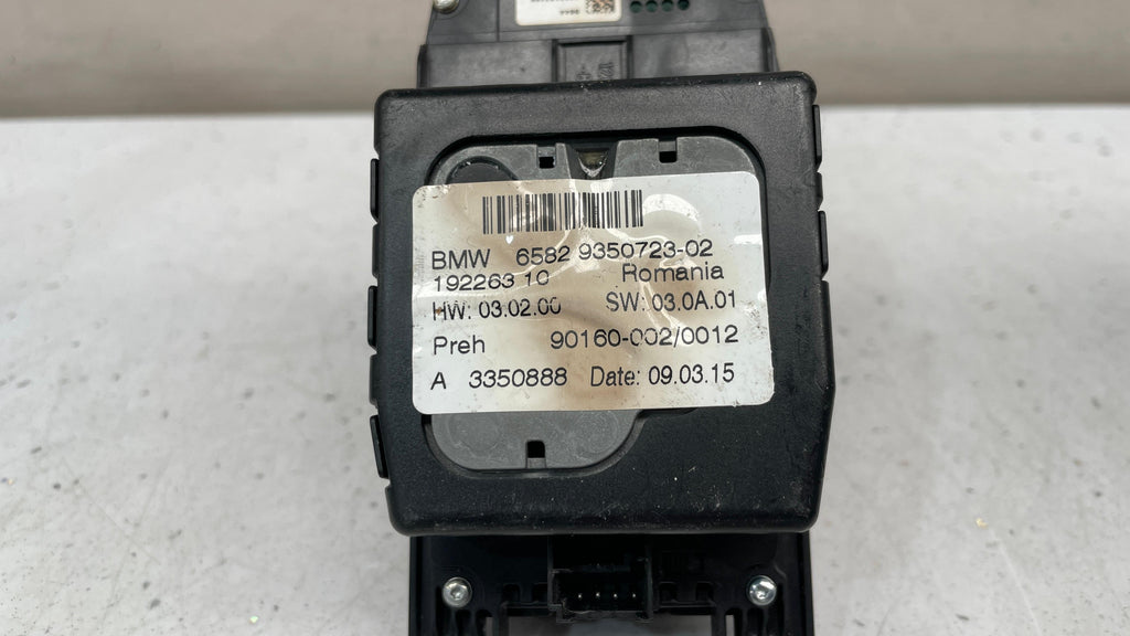 9350723-02 BMW X3  MULTIMEDIA CONTROLLER SWITCH