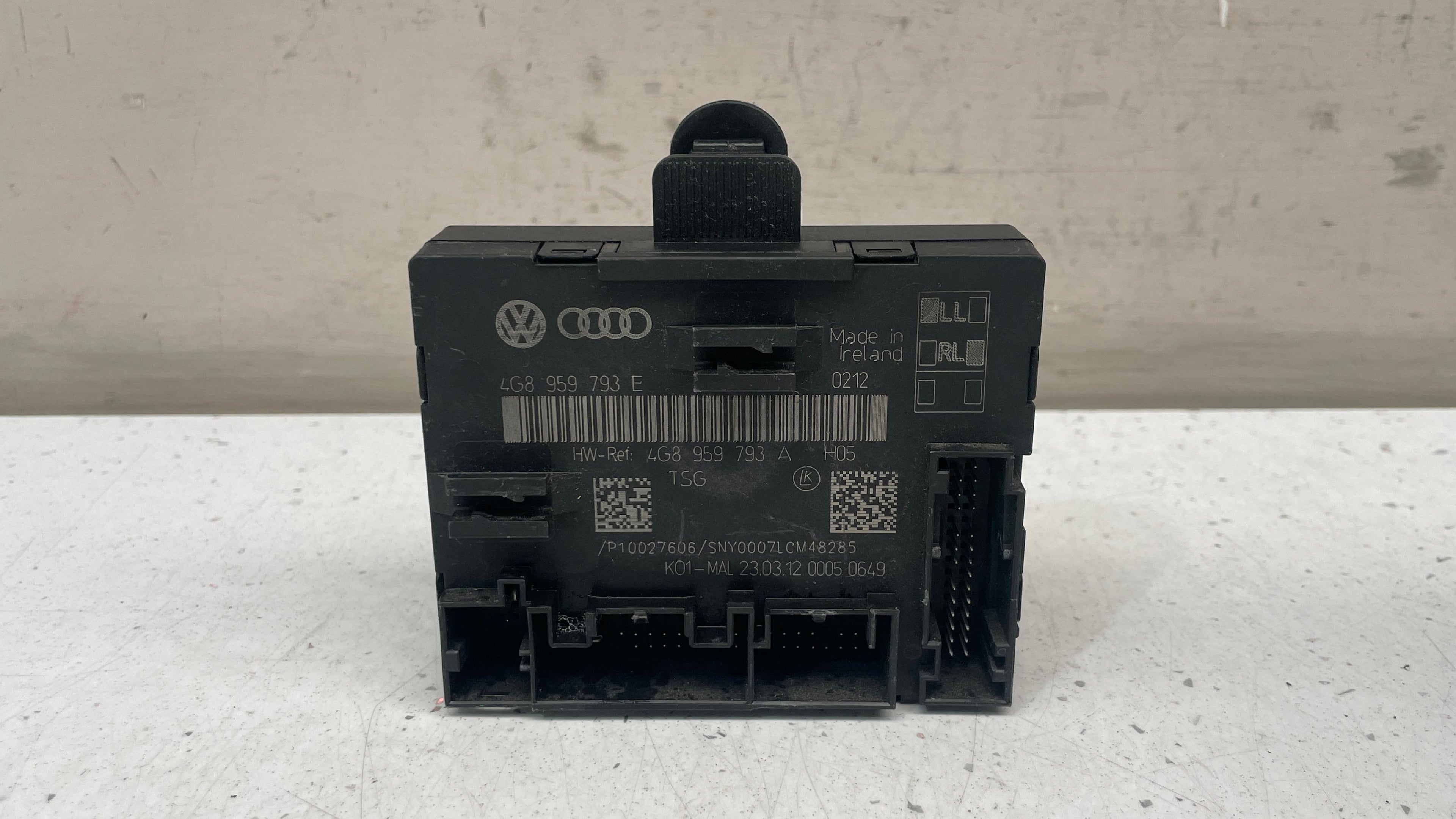 4G8959793E AUDI A6 FRONT LEFT DOOR CONTROL MODULE