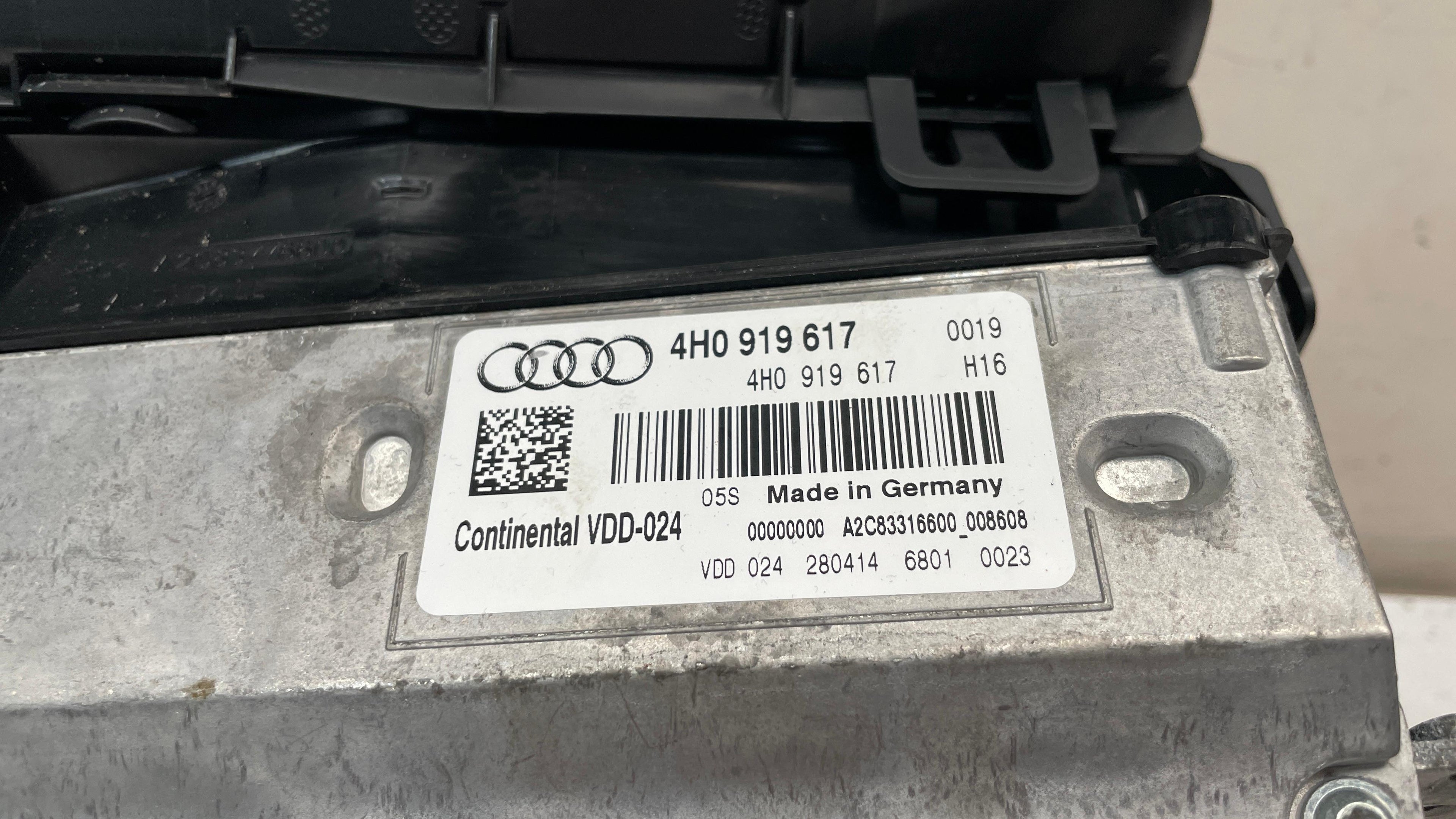 4H0919617 AUDI A8 DISPLAY SCREEN UNIT PANEL