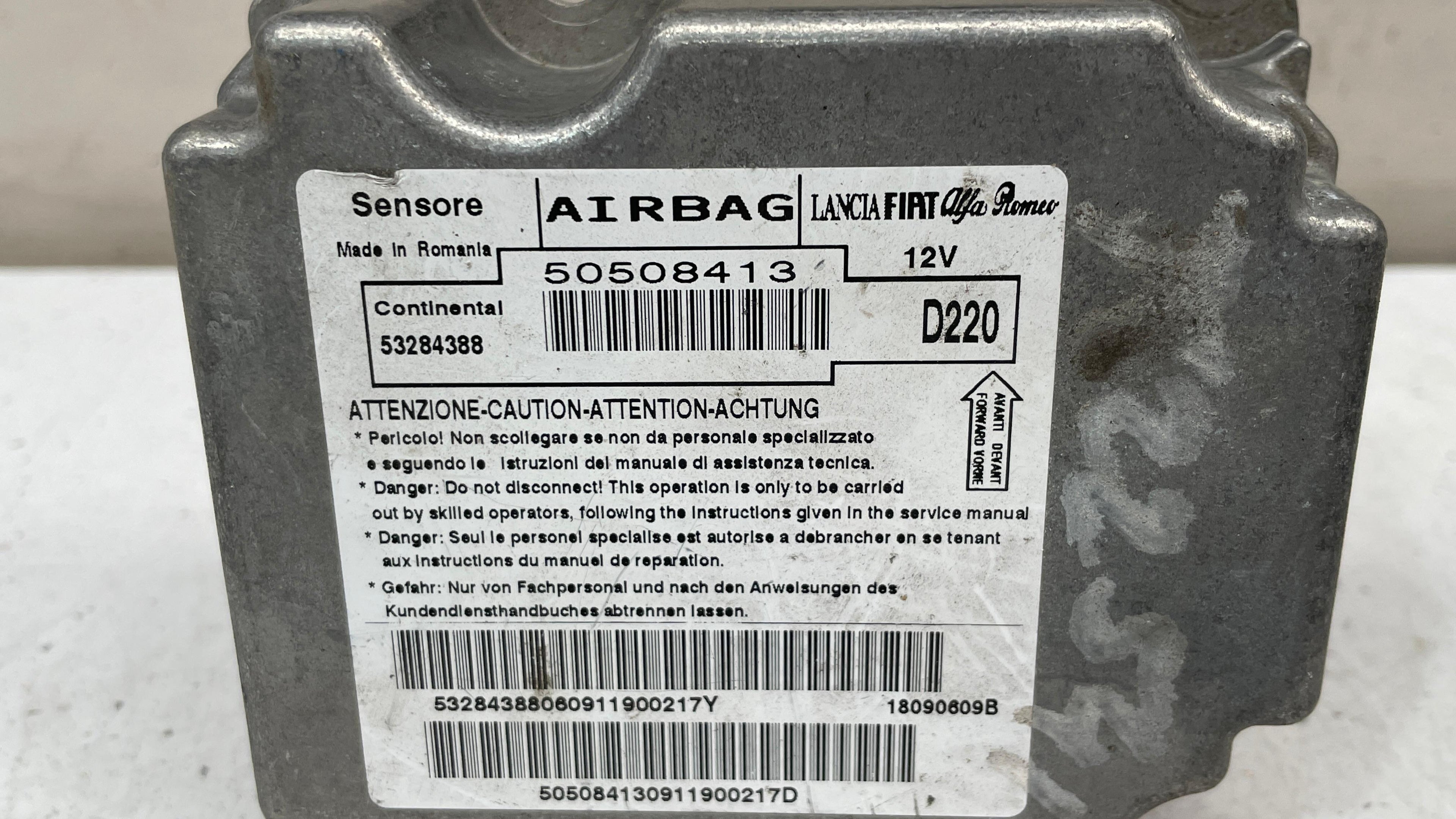 50508413 ALFA MITO SRS CONTROL UNIT