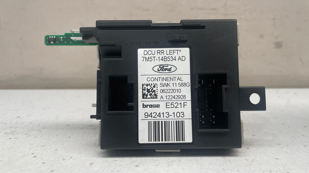 7M5T-14B534AD FORD C-MAX WINDOW CONTROL MOTOR REAR LEFT