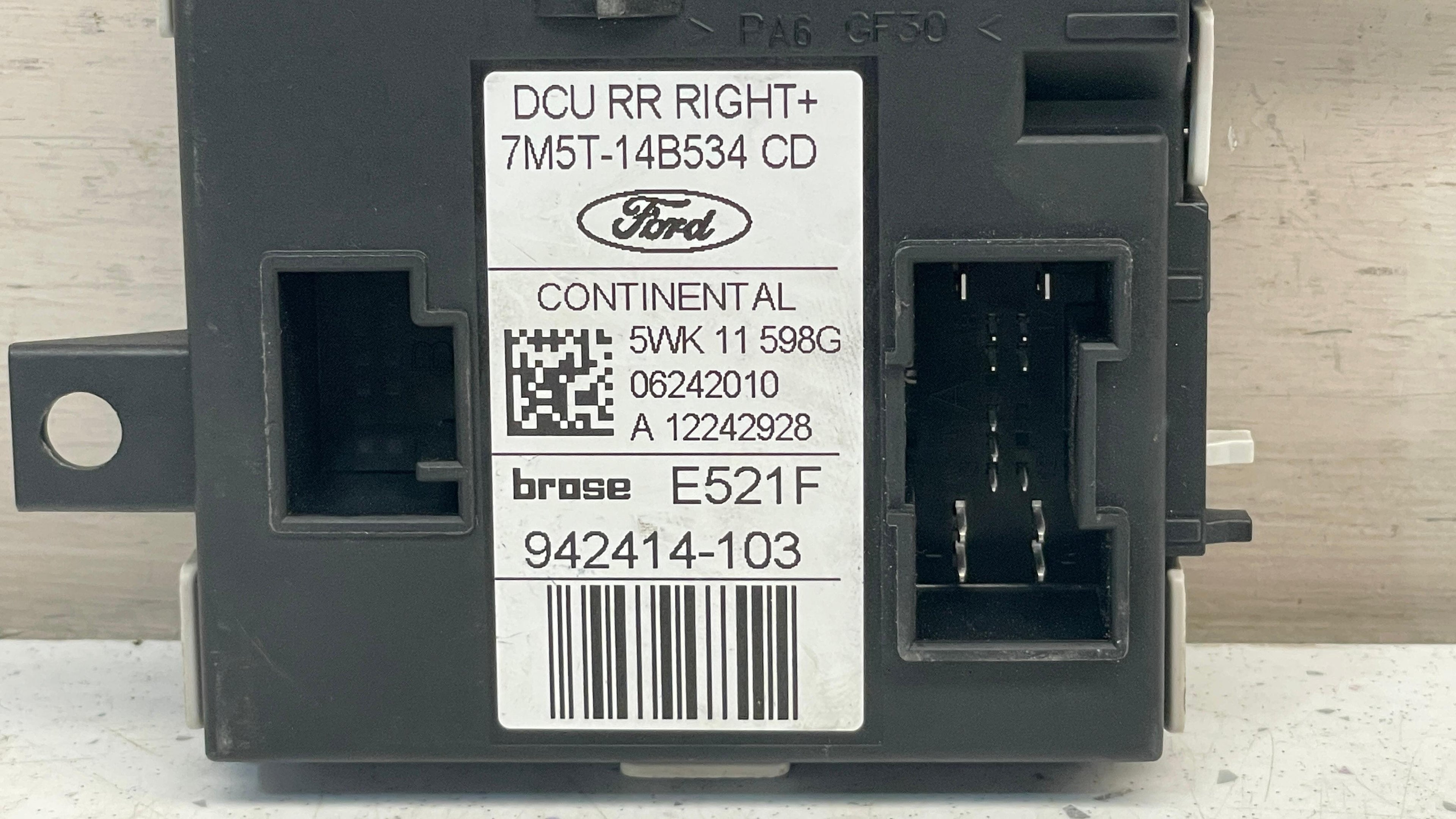 7M5T-14B534CD FORD C-MAX WINDOW CONTROL MODULE