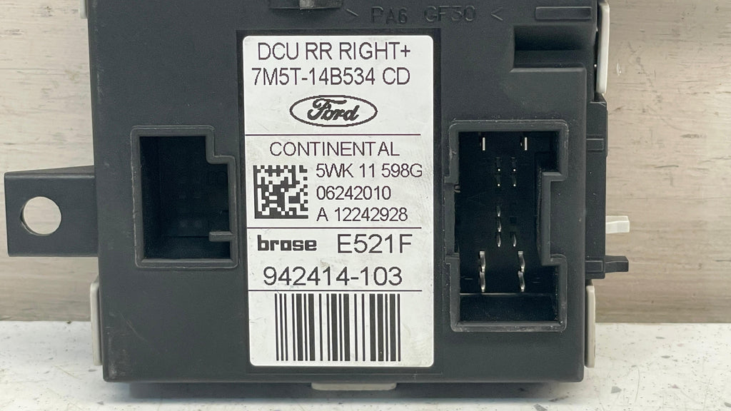 7M5T-14B534CD FORD C-MAX WINDOW CONTROL MODULE