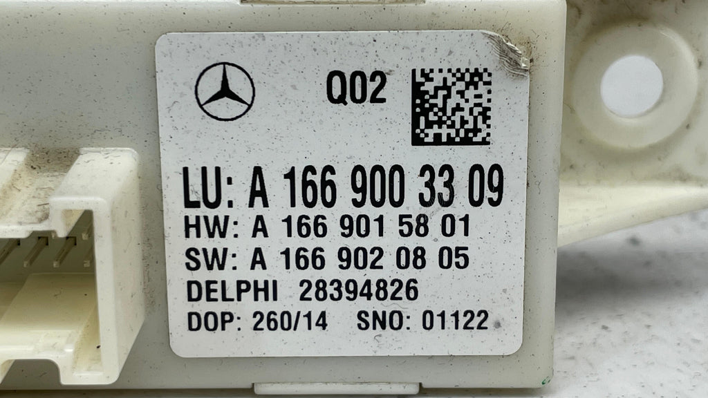A1669003309 MERCEDES W166 HEADLIGHT RANGE ADJUSTER CONTROL