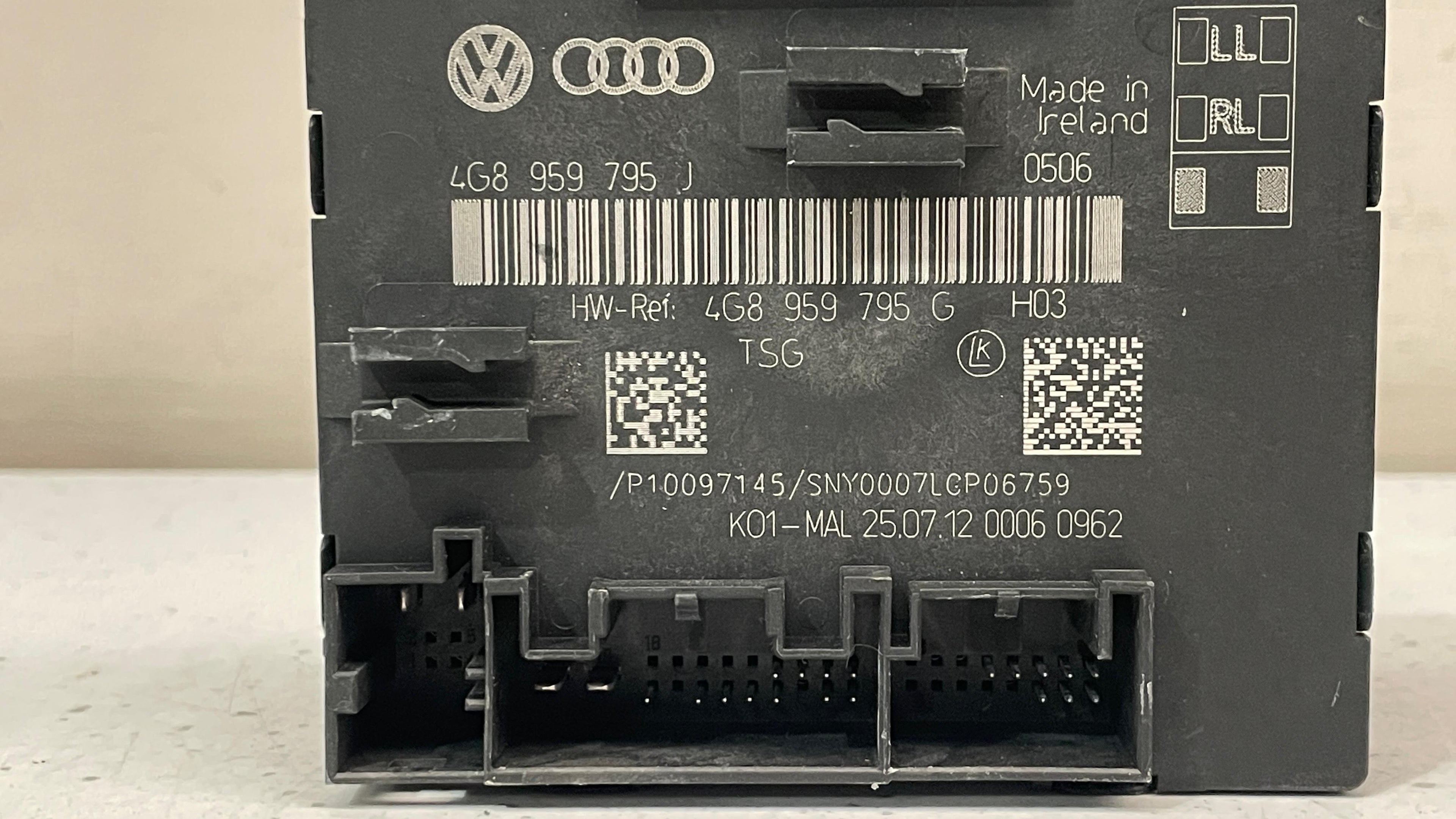 4G8959795J AUDI A6 REAR RIGHT DOOR CONTROL MODULE