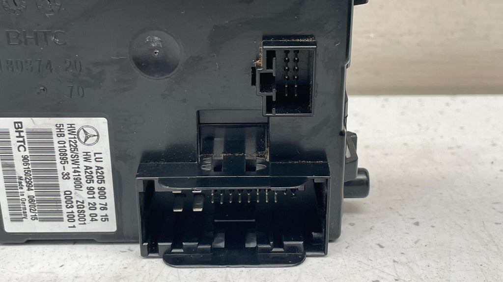 A2059007615 MERCEDES W205 AIR CONDITIONING CONTROL ECU