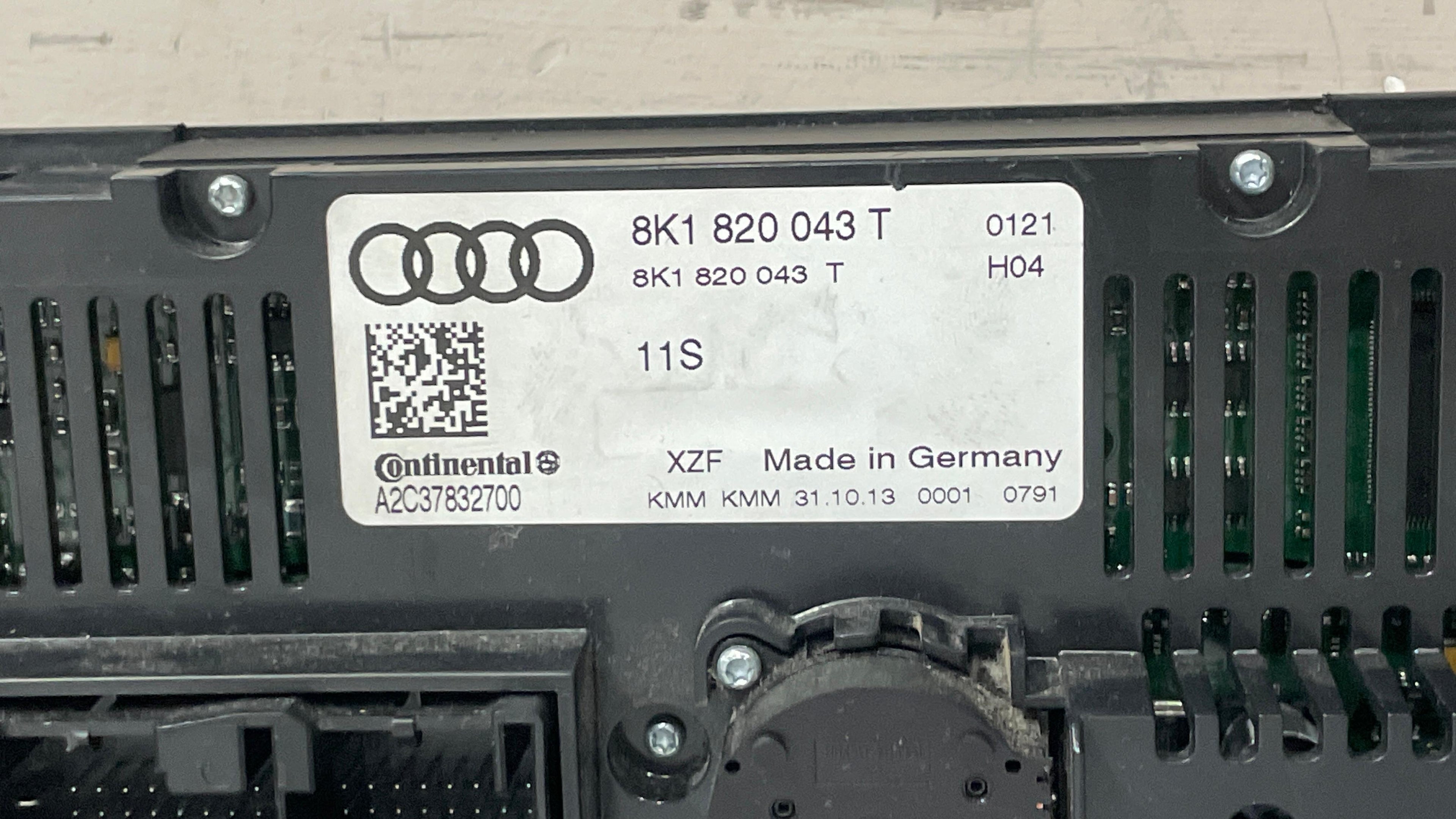 8K1820043T AUDI Q5 CLIMATE AC  CONTROL PANEL