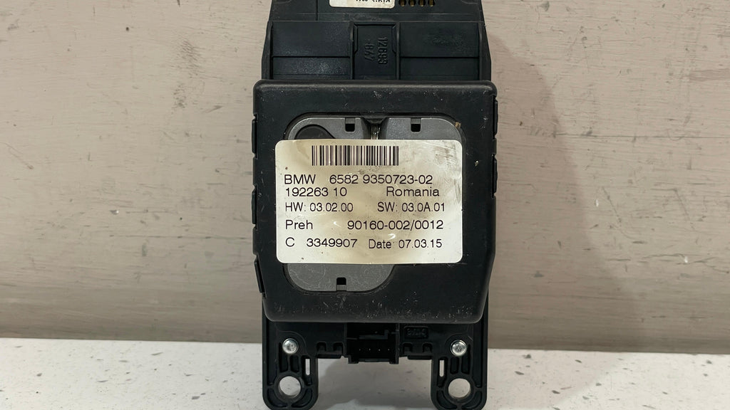 9350723-02 BMW X3  MULTIMEDIA CONTROLLER SWITCH