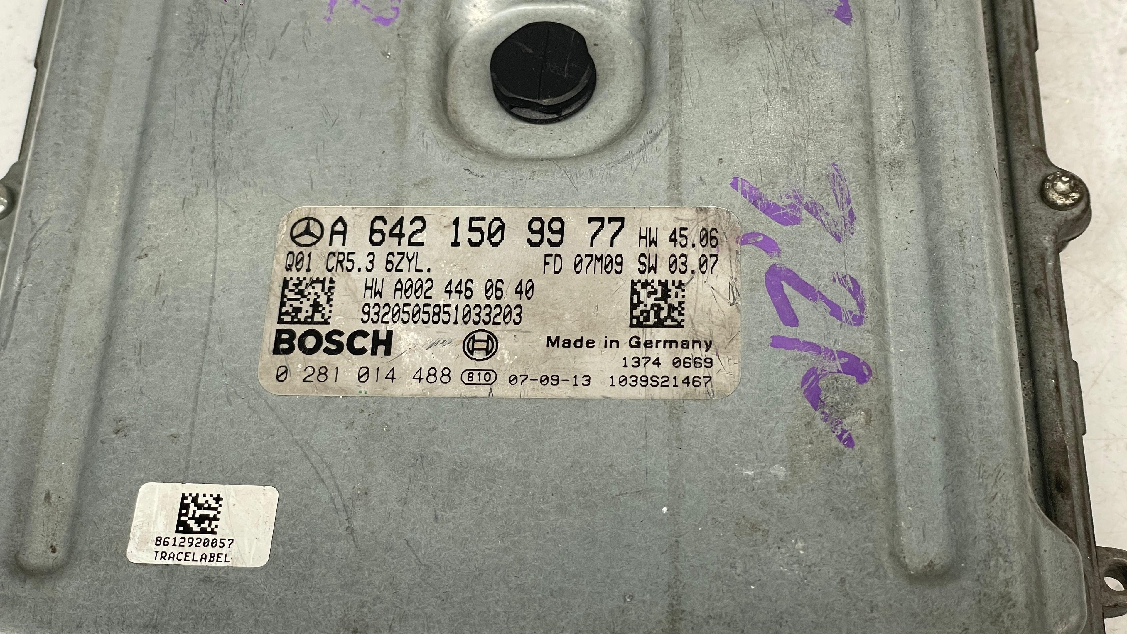 A6421509977 MERCEDES W221 ENGINE CONTROL UNIT ECU