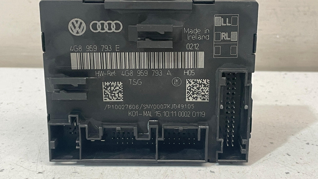 4G8959793E AUDI A6 FRONT LEFT DOOR CONTROL MODULE