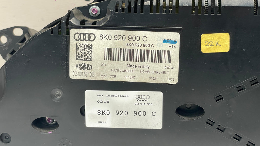 8K0920900C AUDI A4 INSTRUMENT CLUSTER PANEL SWITCH