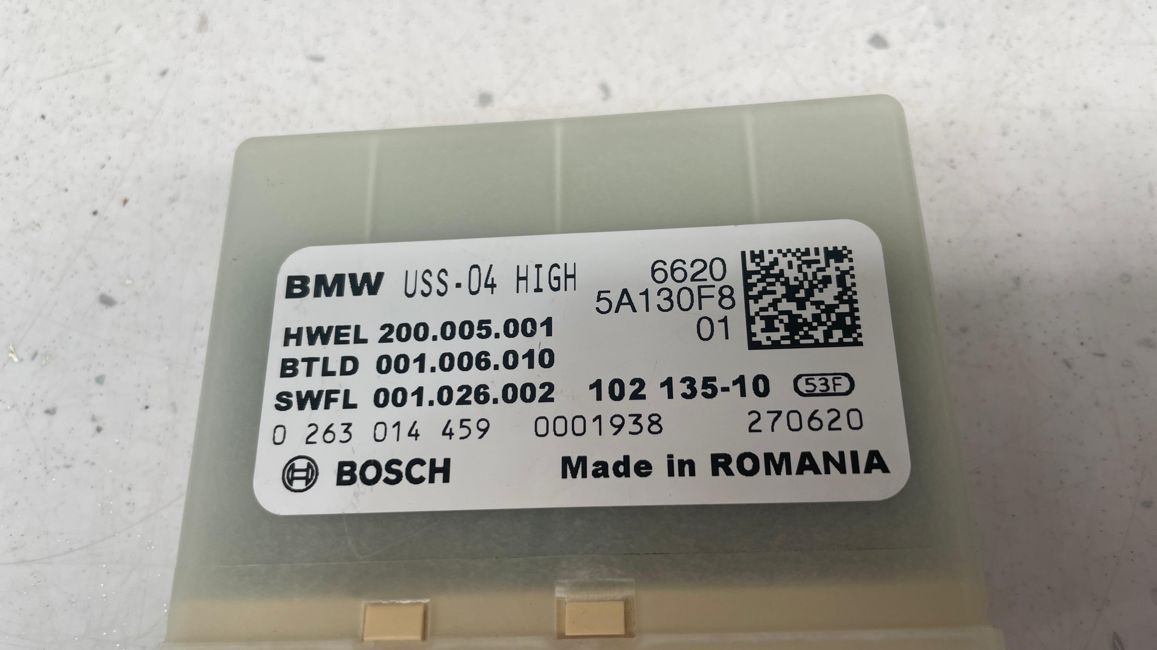 66205A130F8 BMW X3 CONTROL PARKING AID MODULE