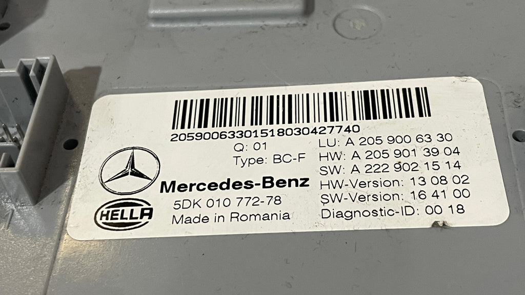 A2059006330 MERCEDES GLC SAM SIGNAL ACTIVATION CONTROL