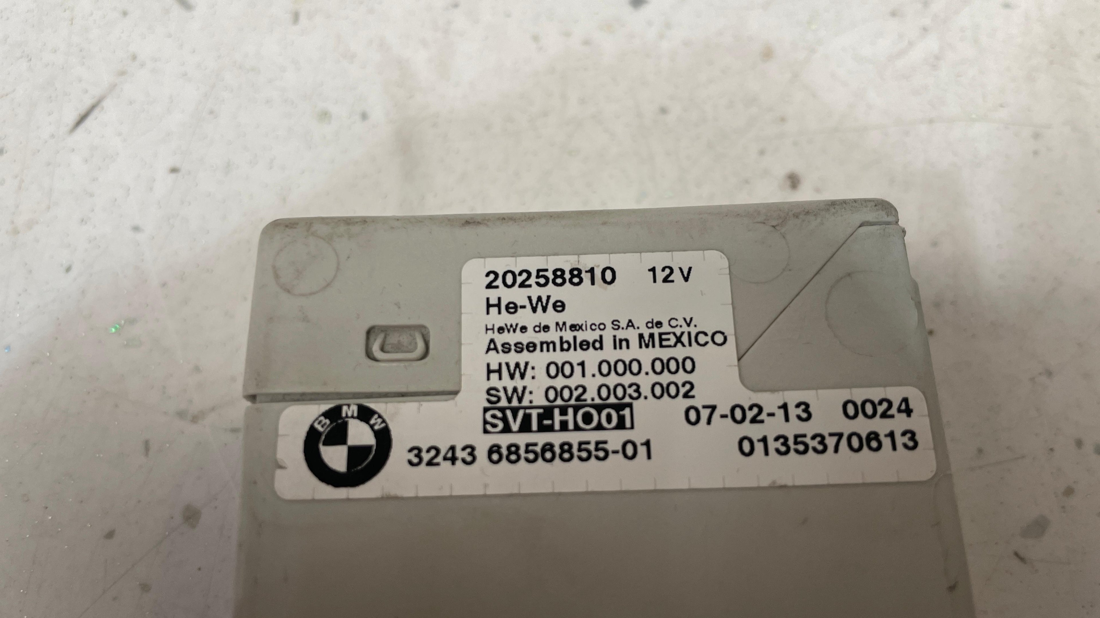 6856855-01 BMW SERIES 7 SERVOTRONIC CONTROL MODULE