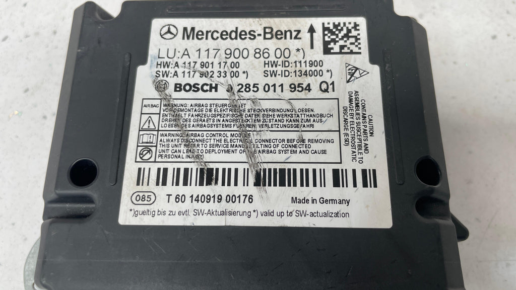 A1179008600 MERCEDES W176 SRS CONTROL UNIT