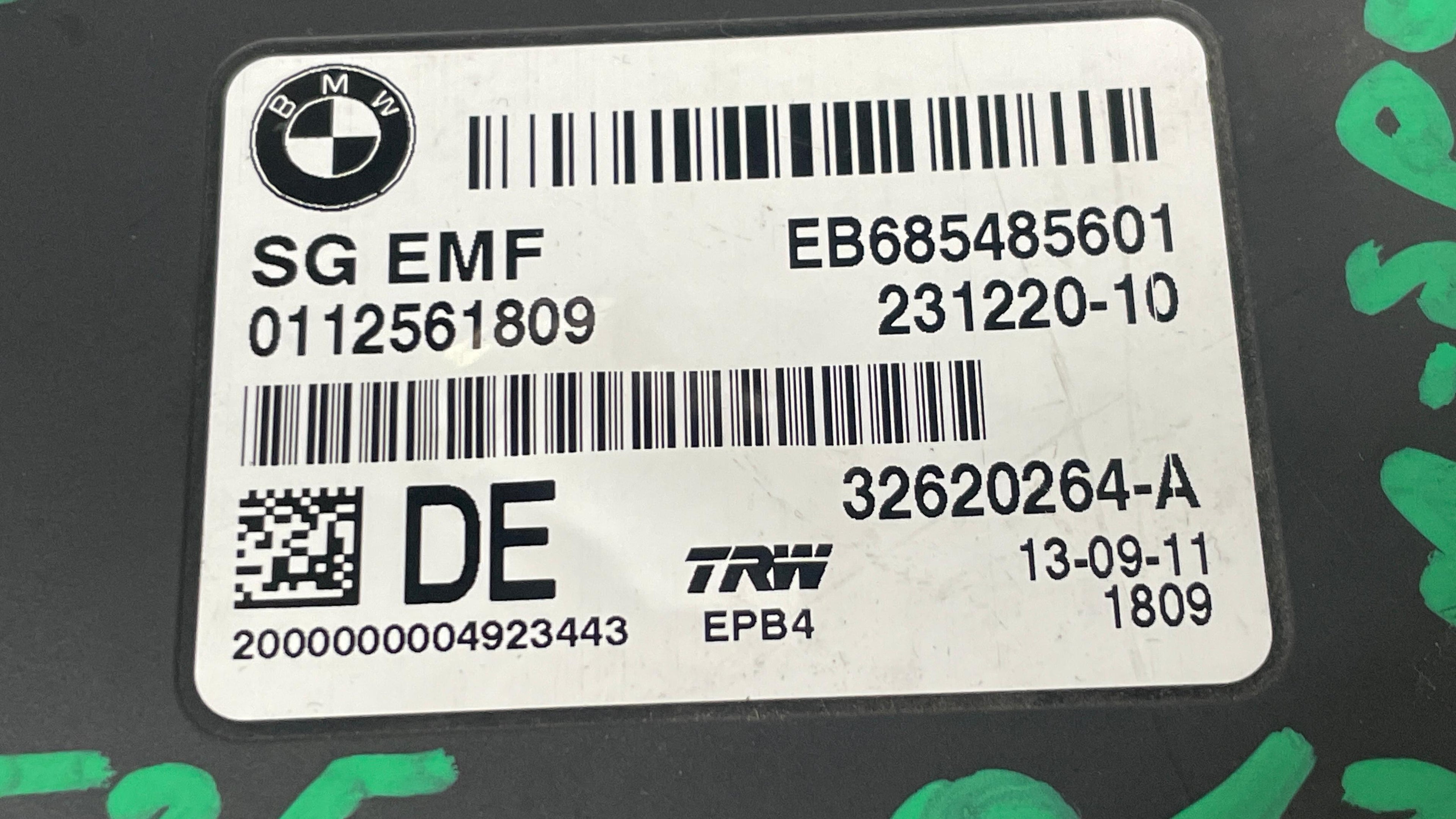 231220-10 BMW F10 PARKING BRAKE CONTROL UNIT