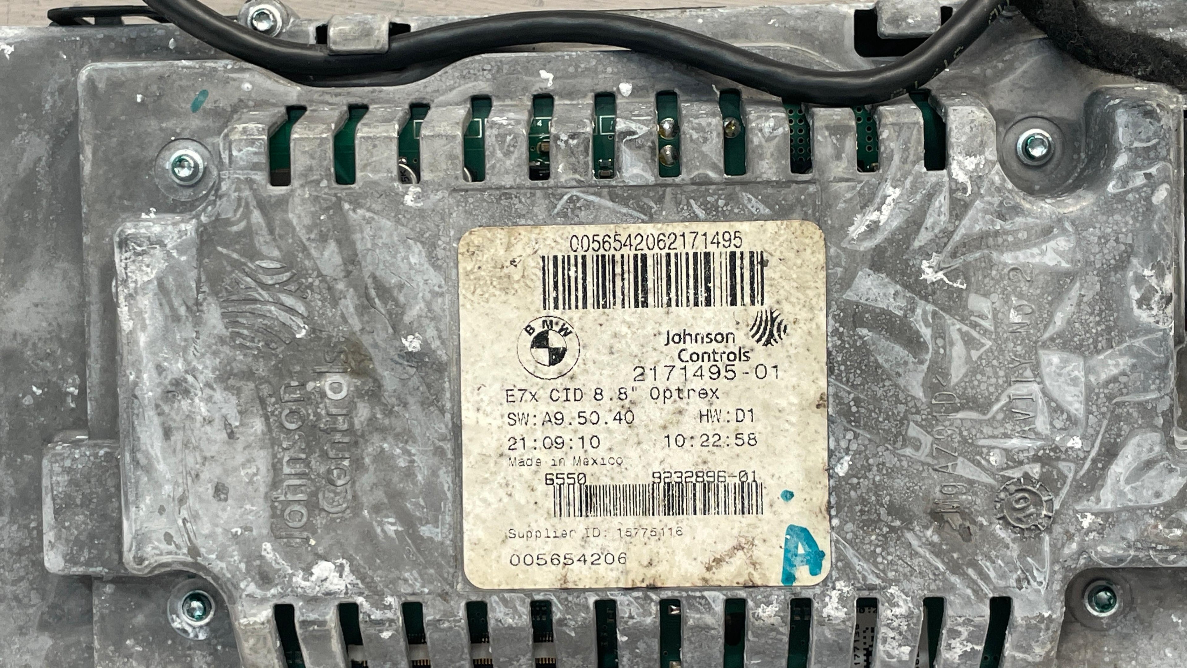 2171495-01 BMW X5 NAVIGATION DISPLAY SCREEN UNIT