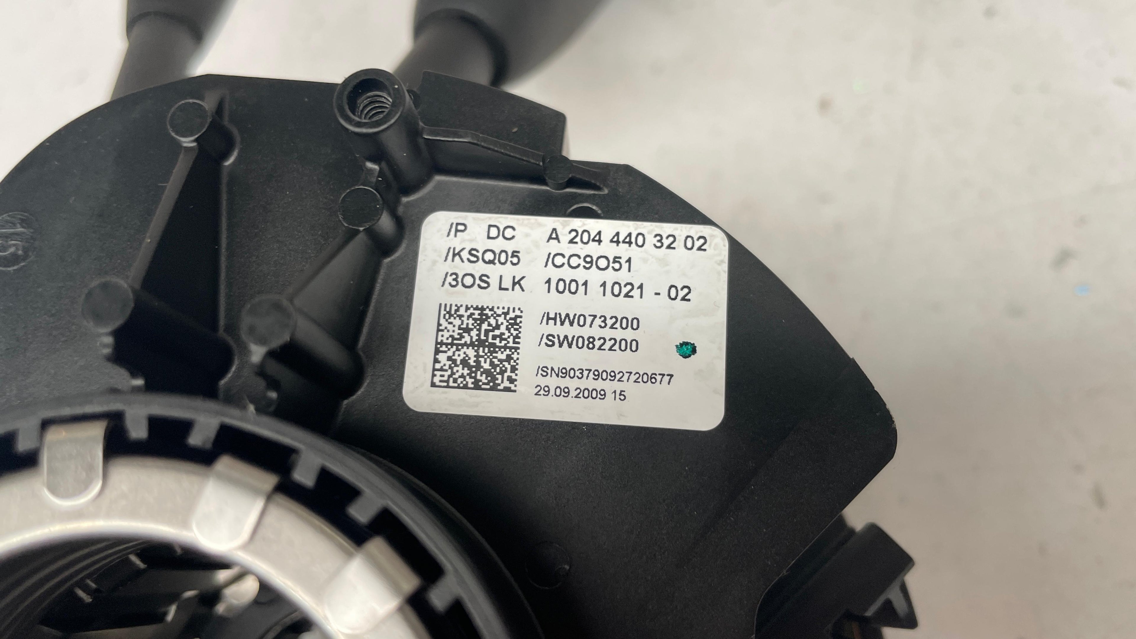 A2044403202 MERCEDES W204 SWITCH STEERING COLUMN CONTROLLER
