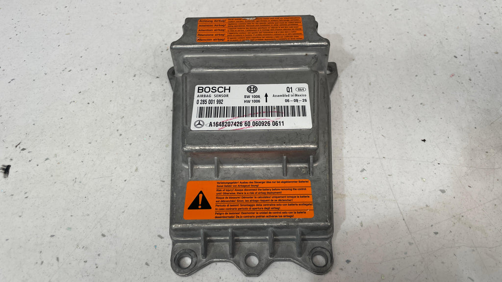A1648207426 MERCEDES W164 SRS CRASH IMPACT CONTROL MODULE