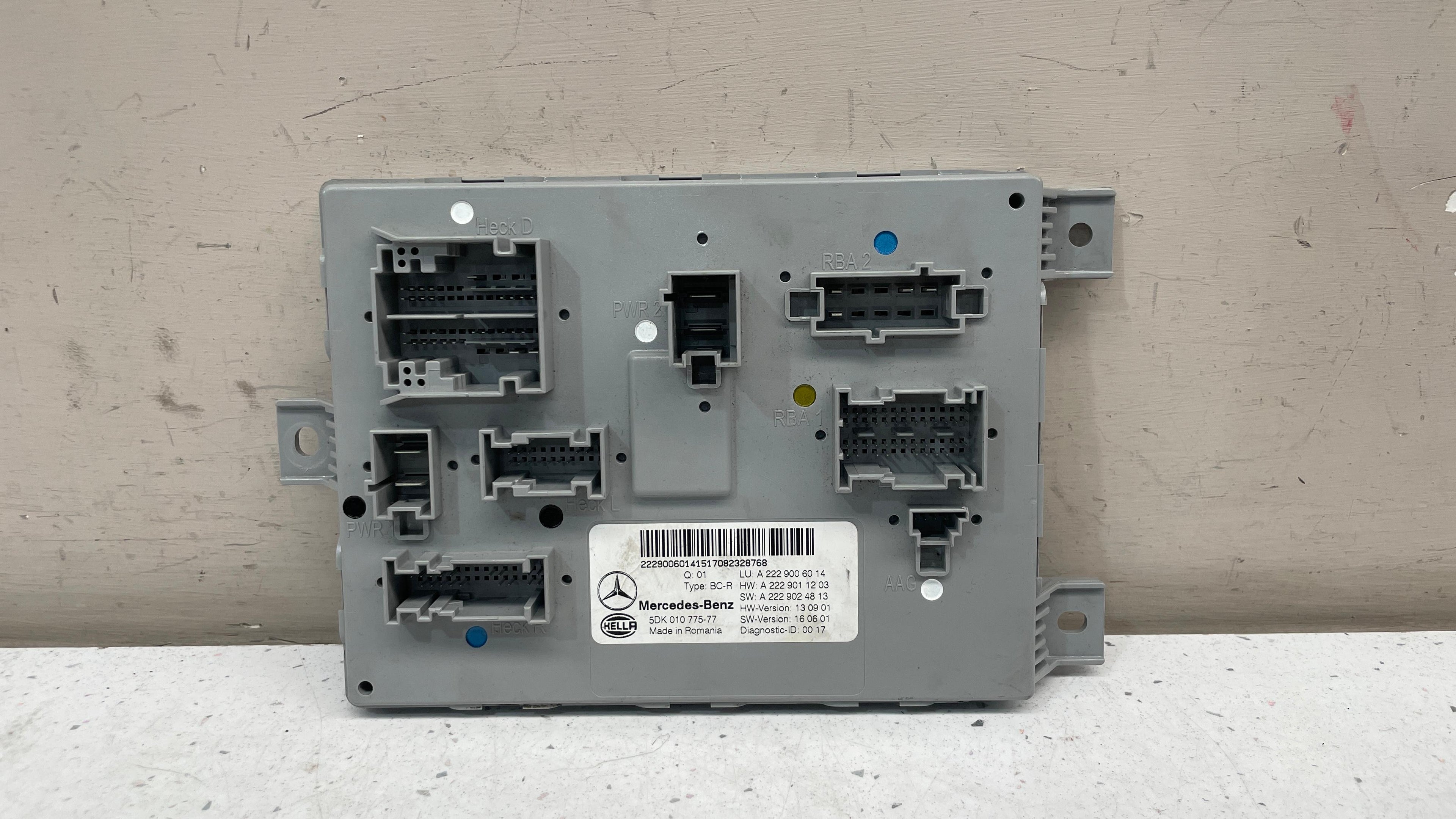 A2229006014 MERCEDES GLC SAM COMFORT CONTROL UNIT