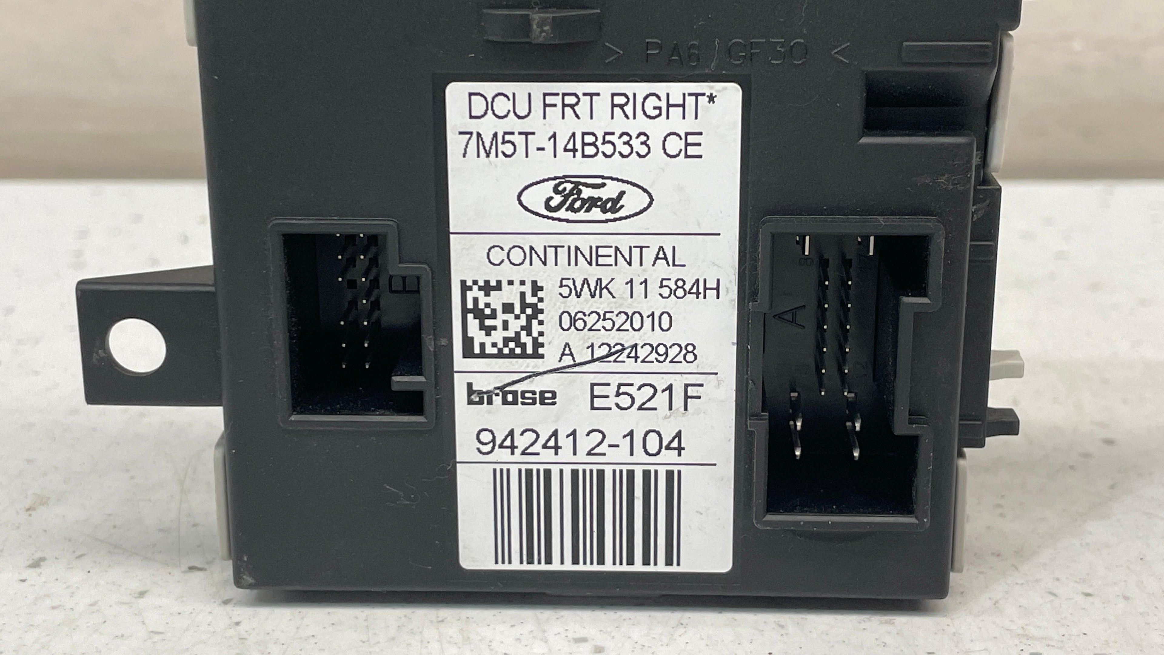 7M5T-14B533CE FORD C-MAX RIGHT FRONT WINDOW CONTROL