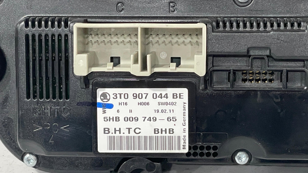 3T0907044BE SKODA CLIMATE CONTROL PANEL SWO