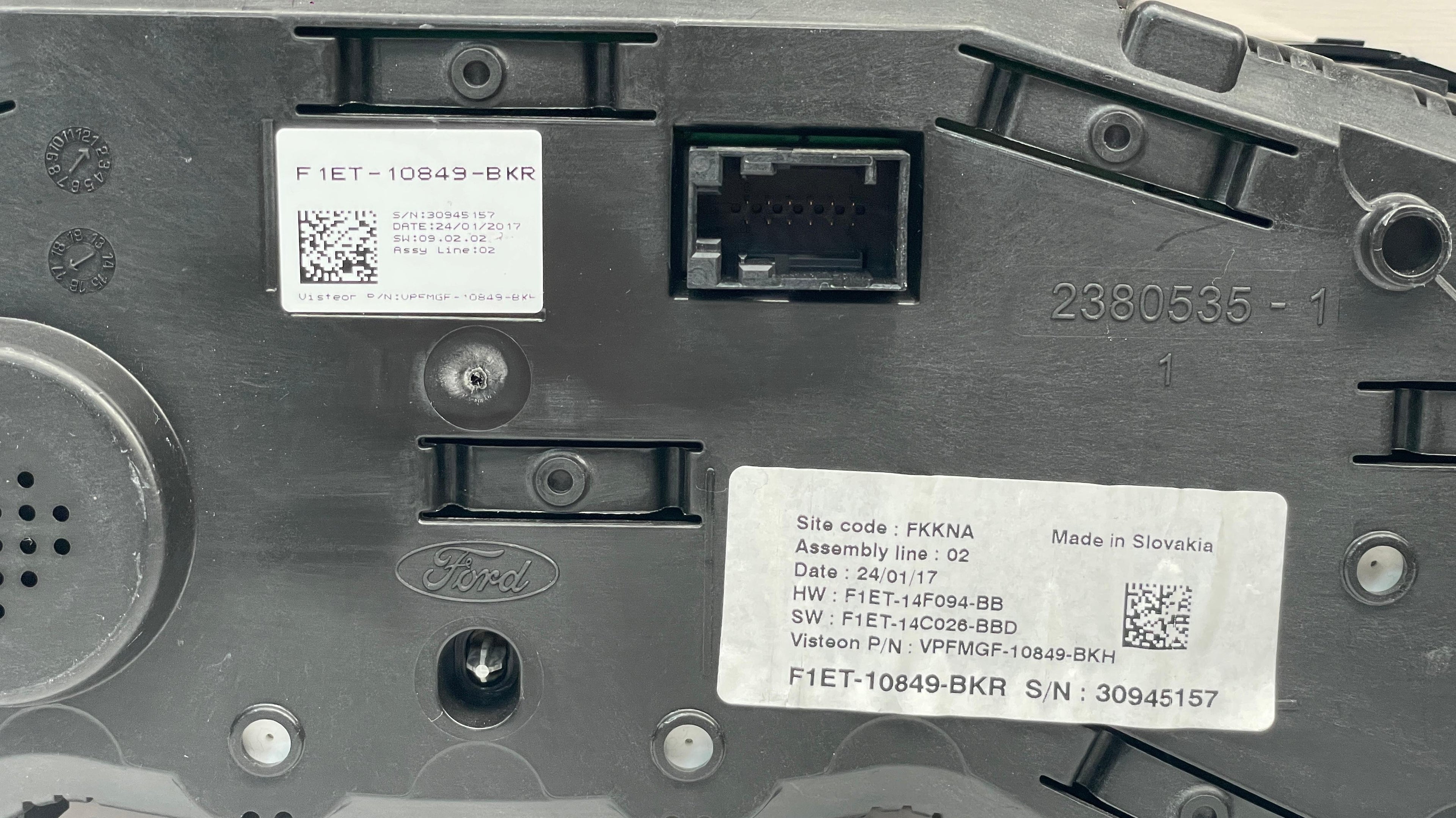 F1ET-10849-BKR FORD FOCUS INSTRUMENT PANEL SWITCH