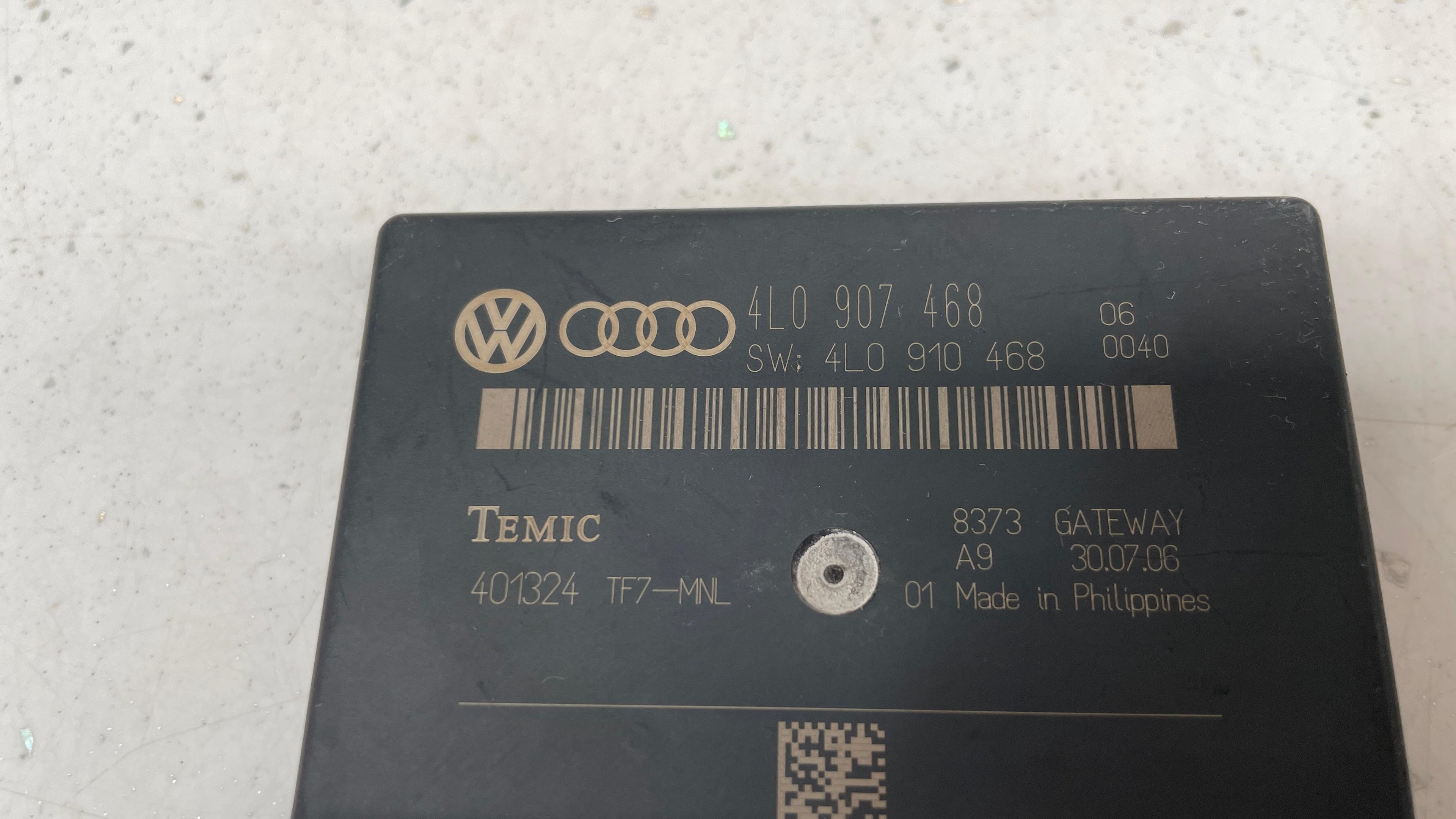 4L0907468 AUDI Q7 CAN BUS GATEWAY CONTROL MODULE