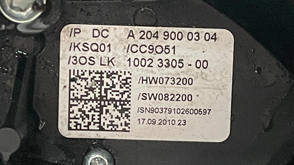 A2049000304 MERCEDES W204 STEERING COLUMN SWITCH