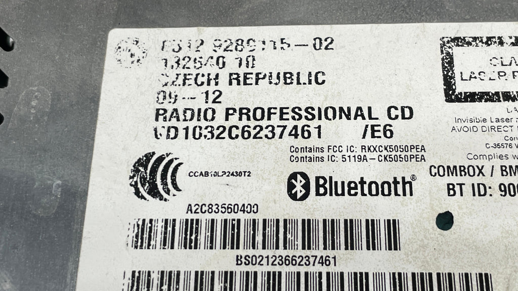 9289115-02 BMW SERIES 3 RADIO CD NAVIGATION CONTROLLER
